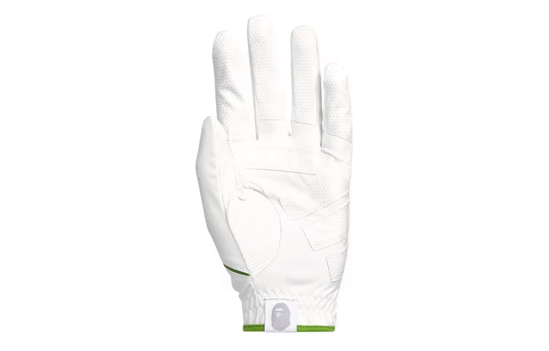 adidas x A Bathing Ape Golf Gloves 'White Green' IN1425