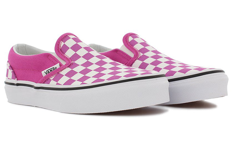 (GS) Vans Classic Slip-On 'Raspberry Rose Checkerboard' VN0A32QIQ6T