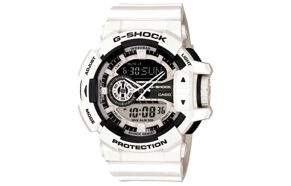 CASIO G-Shock Analog-Digital 'White' GA-400-7A