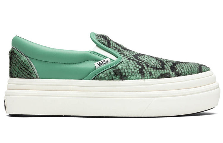 Vans Vault Slip-On Super ComfyCush LX Green snakeskin 'Green Black' VN0A4U3I26G