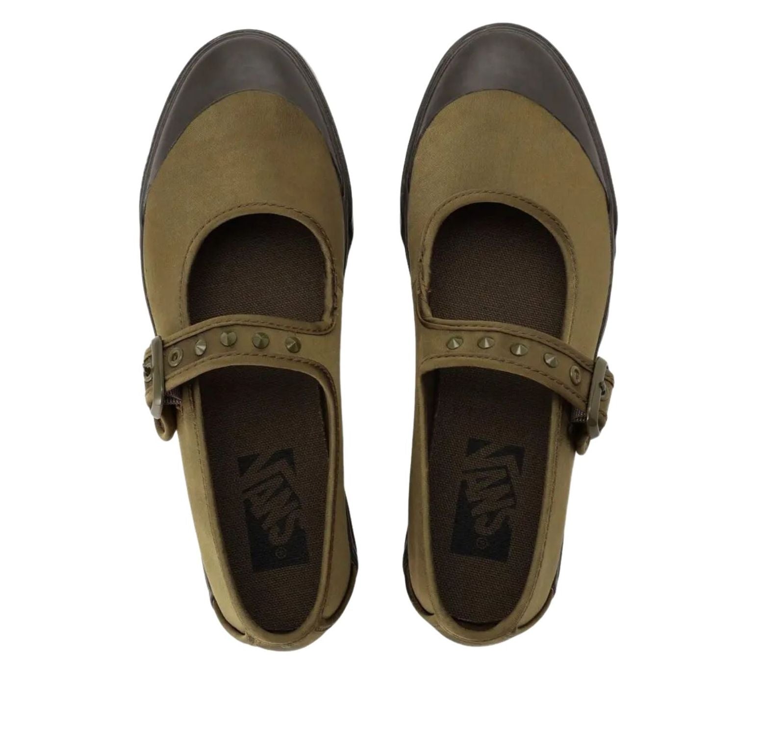 (WMNS) Vans Premium Mary Jane Lowpro 'Studs Olive' VN000D34DFQ