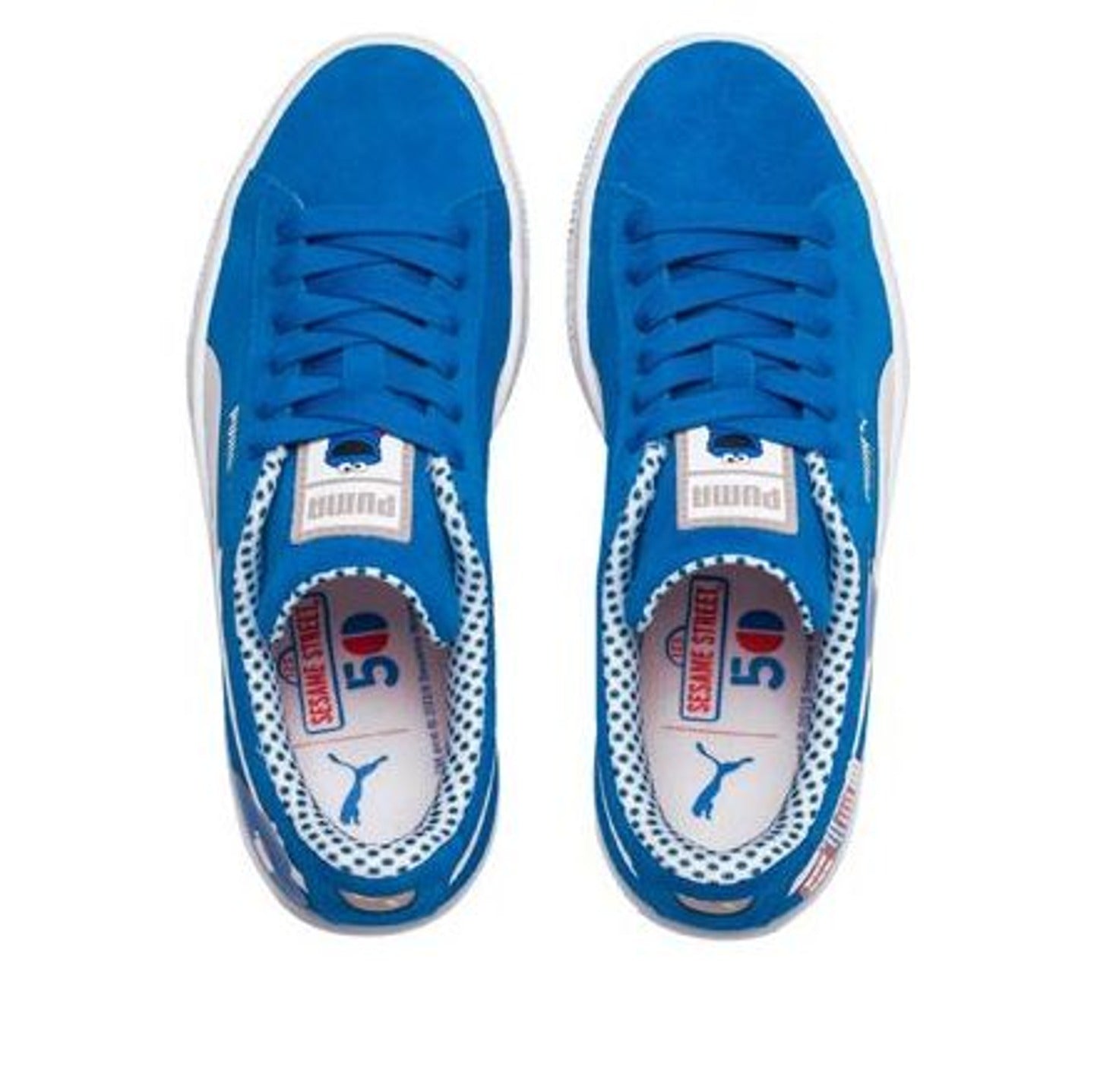 (GS) PUMA Suede Street 50 'Blue White' 368924-01