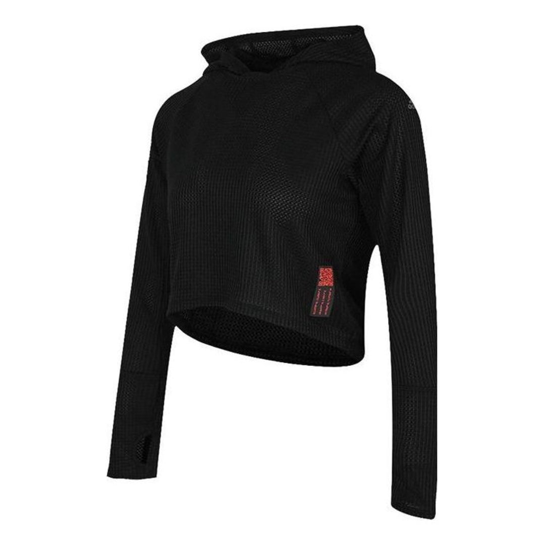(WMNS) adidas Adapt To Chaos Black Training Hoodie Asia Sizing 'Black' DZ1550