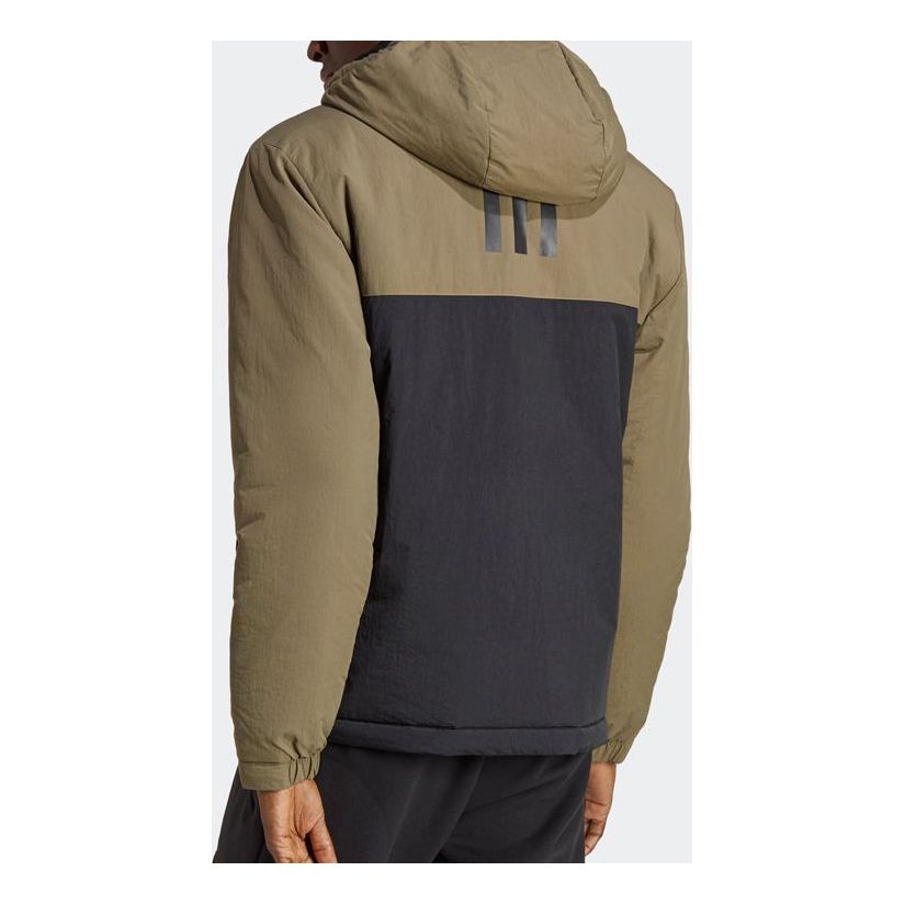 adidas BSC Sturdy Insulated Hooded Jacket Asia Sizing 'Green' HM2264