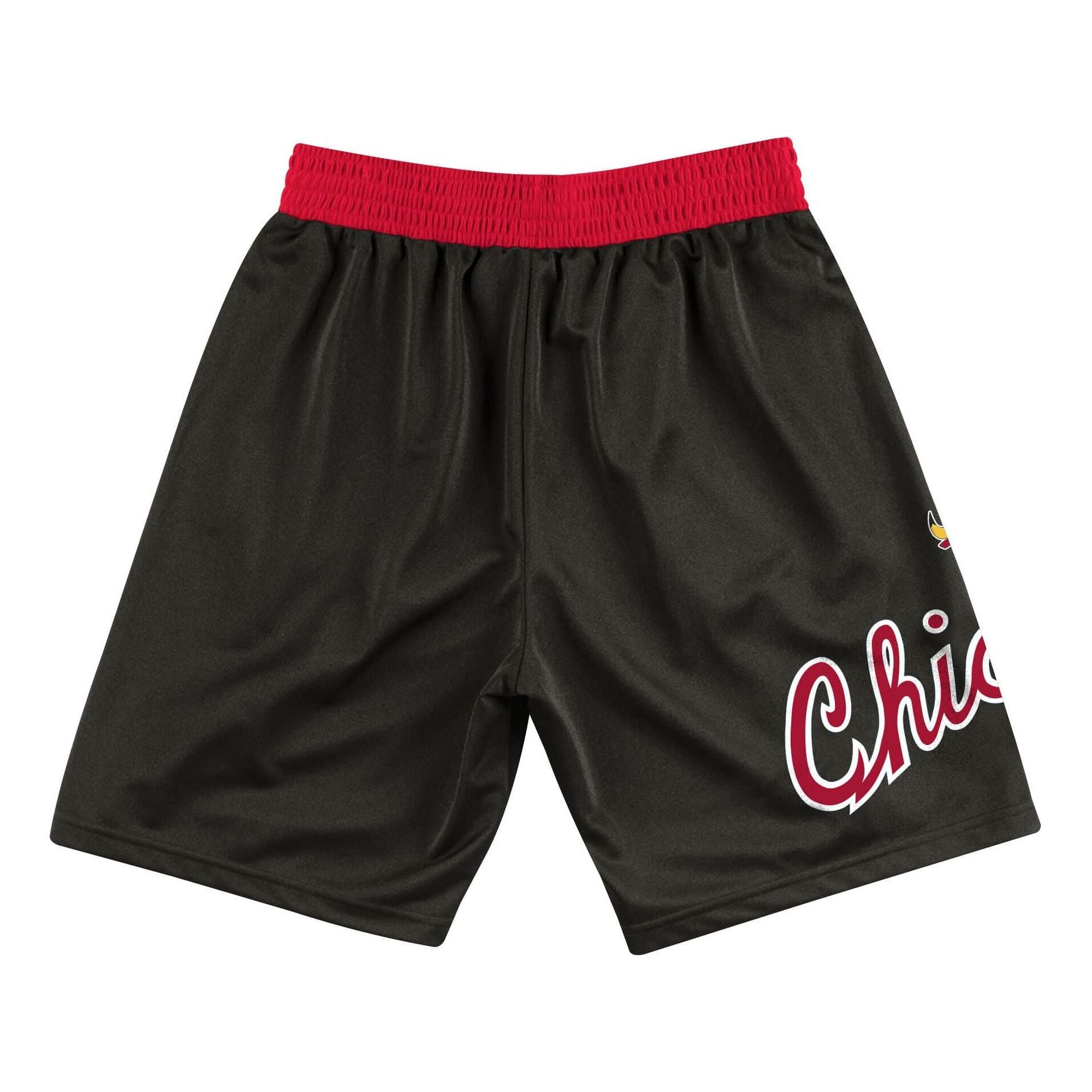 Mitchell & Ness x NBA Chicago Bulls 1975 Team Heritage Shorts 'Black' SHORGS19001-CBUBLCK75