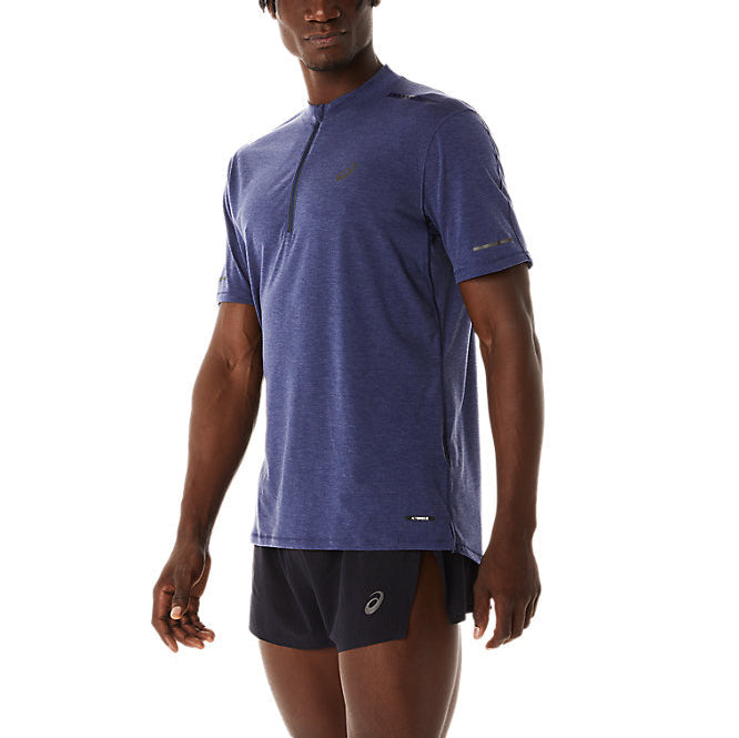 ASICS Metarun 1/2 Zip T-shirt 'Indigo Blue' 2011C831-409