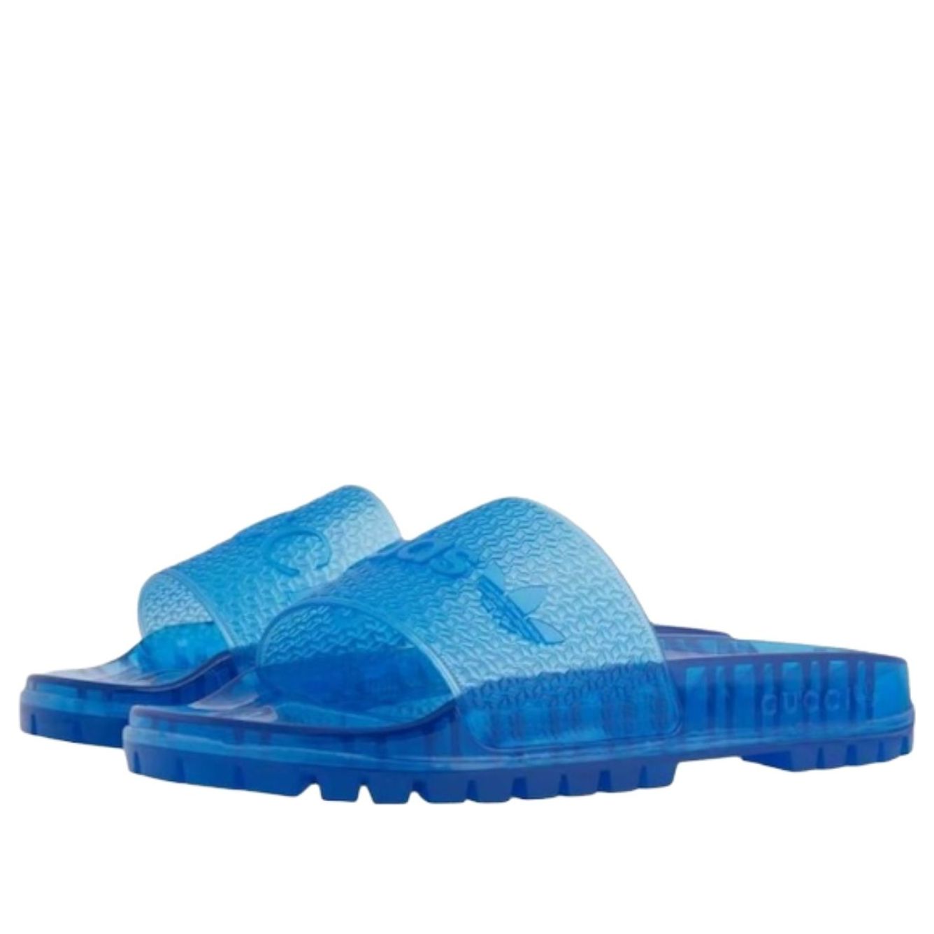 adidas x Gucci Adilette Slide 'Blue' IE2257