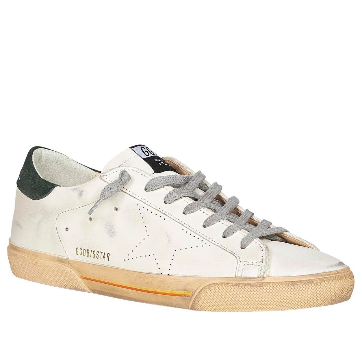 Golden Goose Super-Star 'White Green Gold' GMF00105-F007530-10502