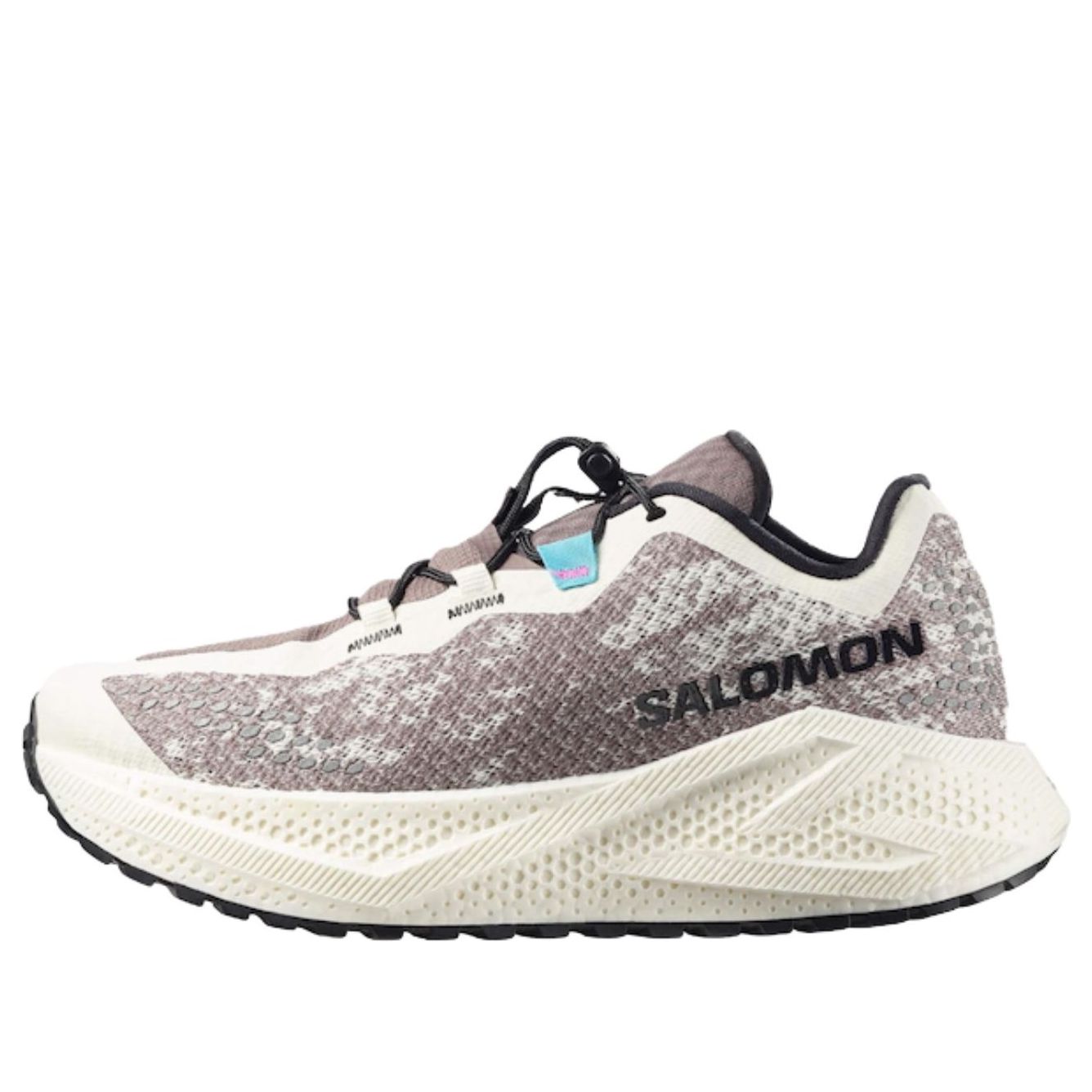 (WMNS) SALOMON Areo Glide 4 GRVL 'Vanilla Ice Black' 491755
