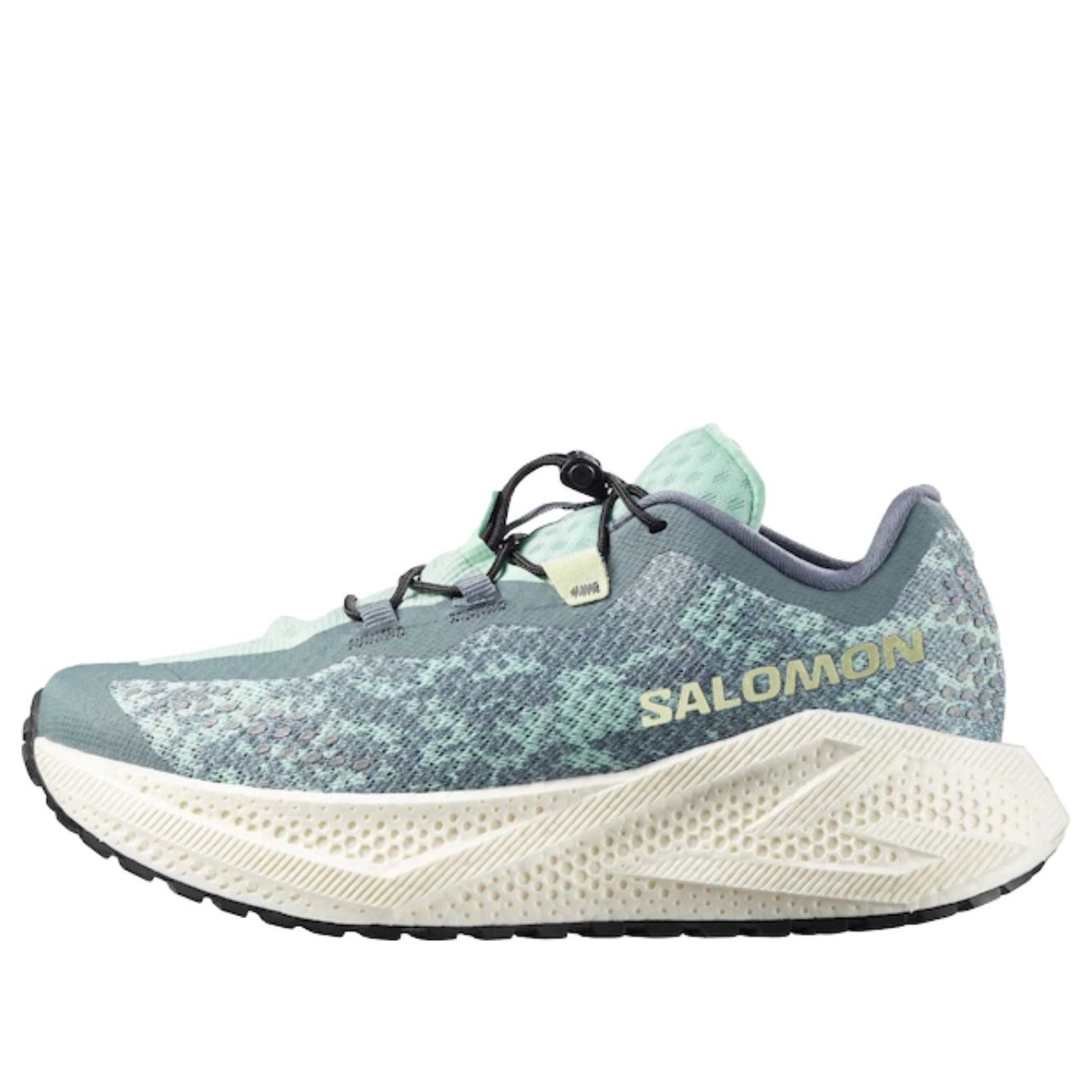 (WMNS) SALOMON Areo Glide 4 GRVL 'Stormy Weather Lichen' 491757
