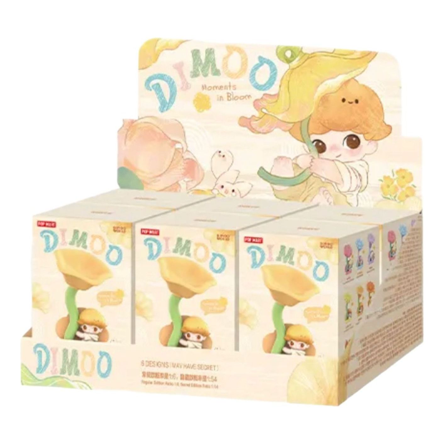 Pop Mart Dimoo Moments in Boom Series Sensor activated Nightlight Seal Case (6 Blind Boxes) PPMT-2603-0040-1083402721