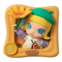 Pop Mart MOLLY Scenery Along the Way Series Fridge Magnet 'World of Blooms' PPMT-2603-0049-1090867145