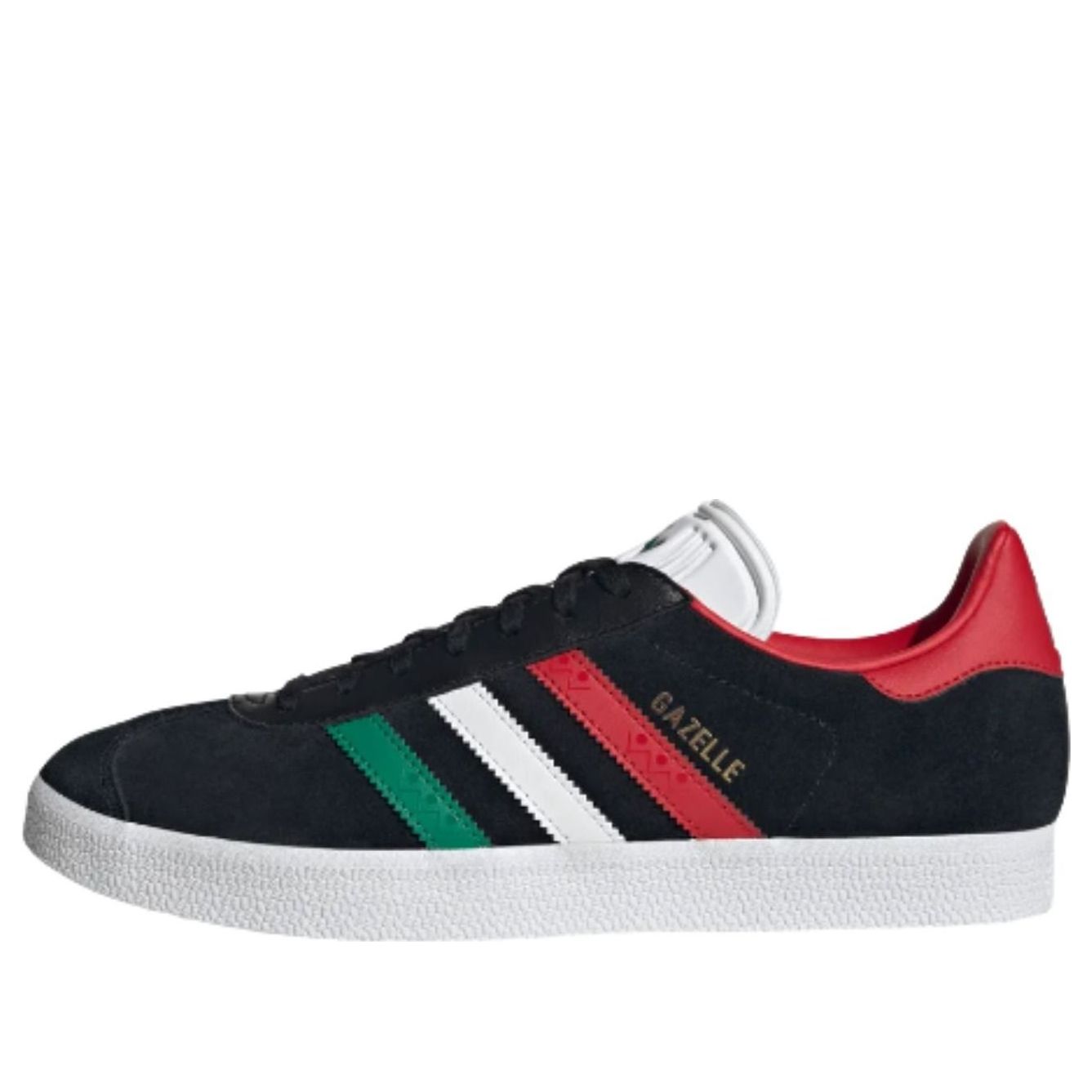 adidas Gazelle 'Black White Better Scarlet' HQ9441