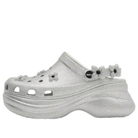 (WMNS) Crocs x SMFK Bae Clog 'Silver Glitter' 211436-0IC