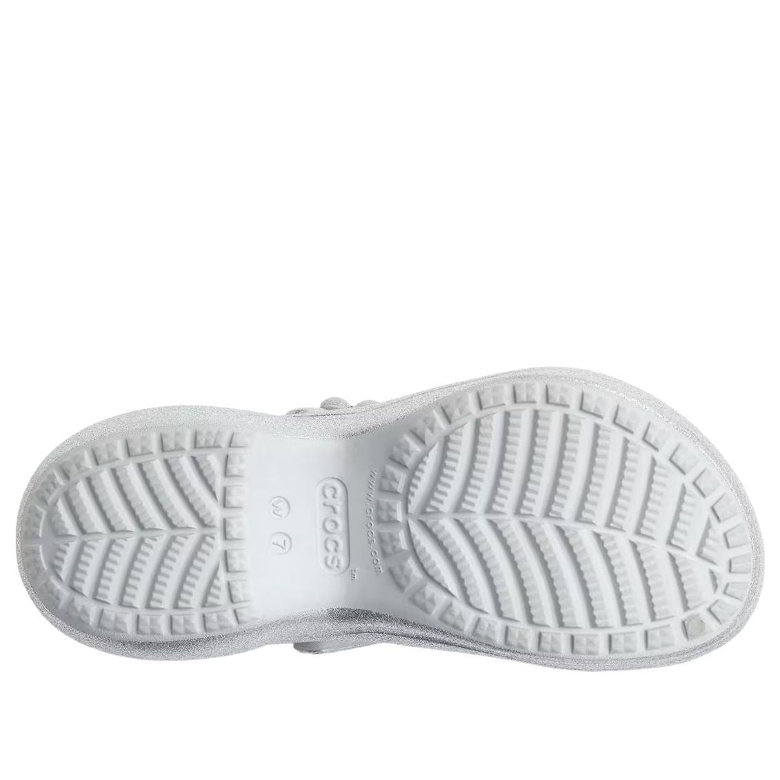 (WMNS) Crocs x SMFK Bae Clog 'Silver Glitter' 211436-0IC