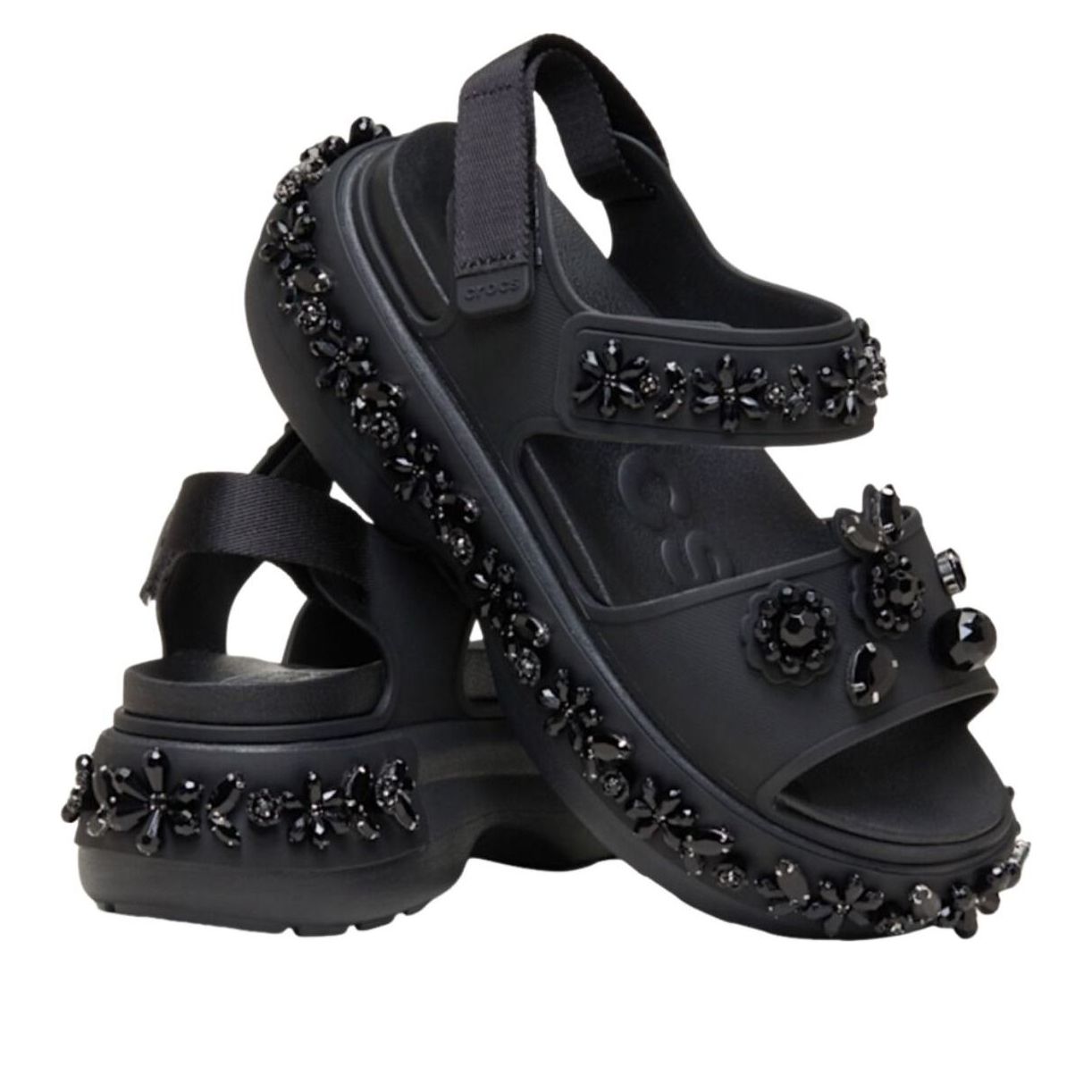 (WMNS) Crocs x Simon Rocha Soho Sandal 'Black' 211851-001
