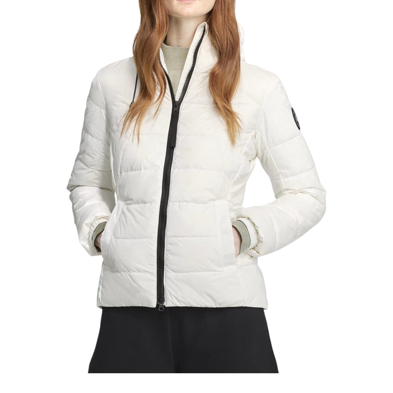 (WMNS) Canada Goose Abbott Hoodie Black Label 'North Star White' 2220LB-33