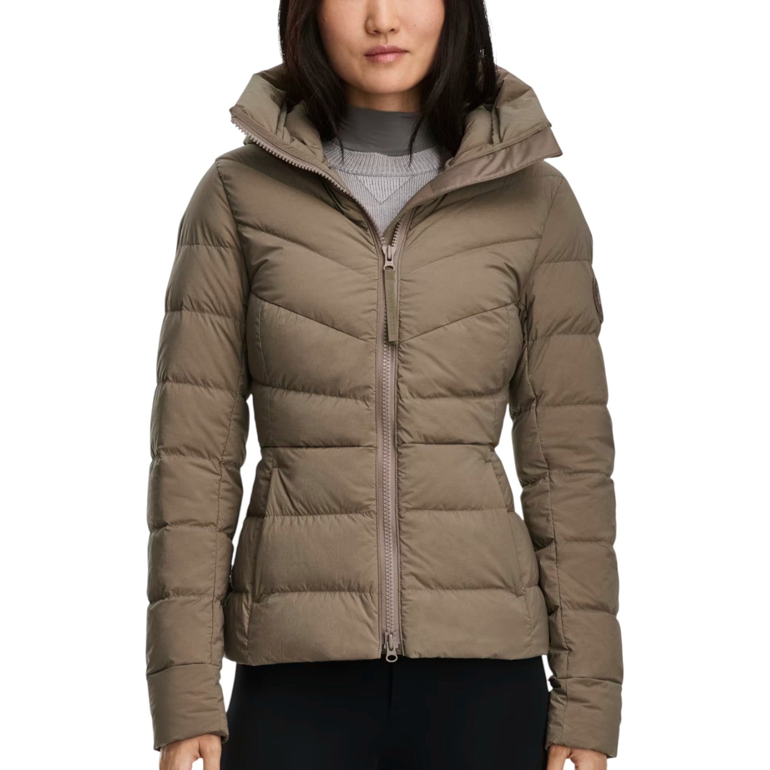 (WMNS) Canada Goose Clair Jacket Tonal Label 'Taupe Grey' 2332WT-9394