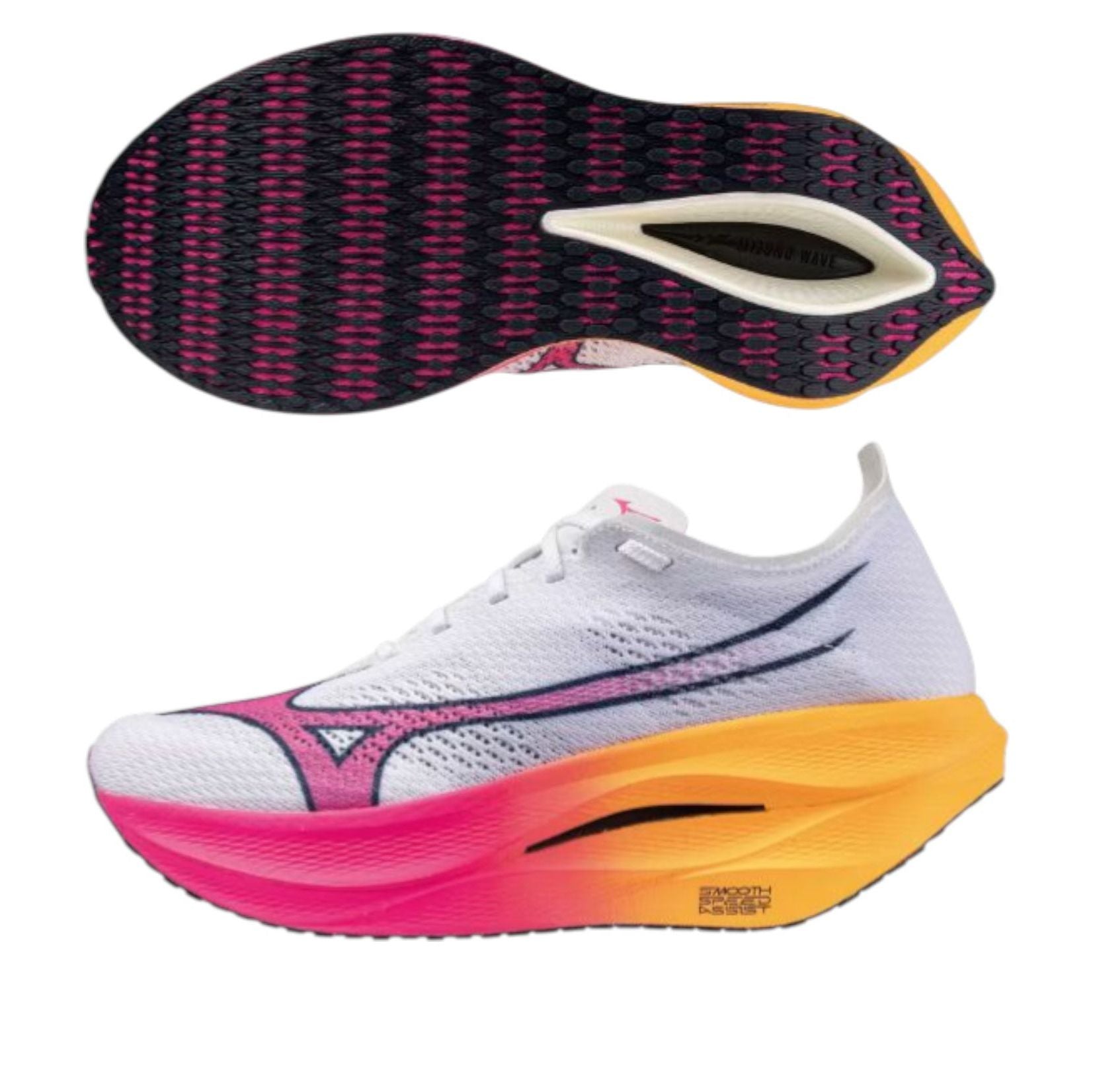 Mizuno Wave Rebellion Pro 3 'White Pink Tetra' U1GD253311