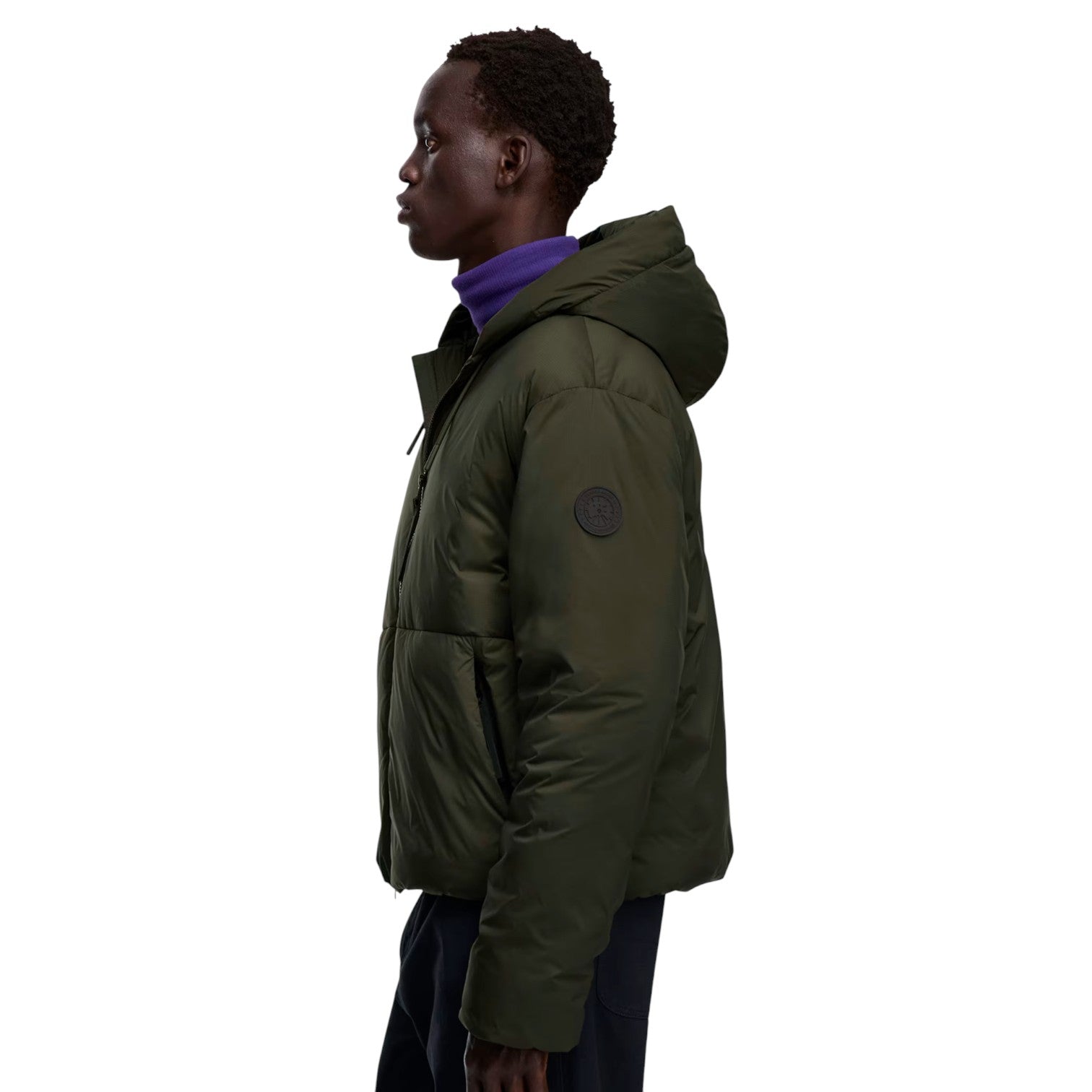 Canada Goose Lodge Hooded Jacket Black Label 'Volcano' 2759MB-9782