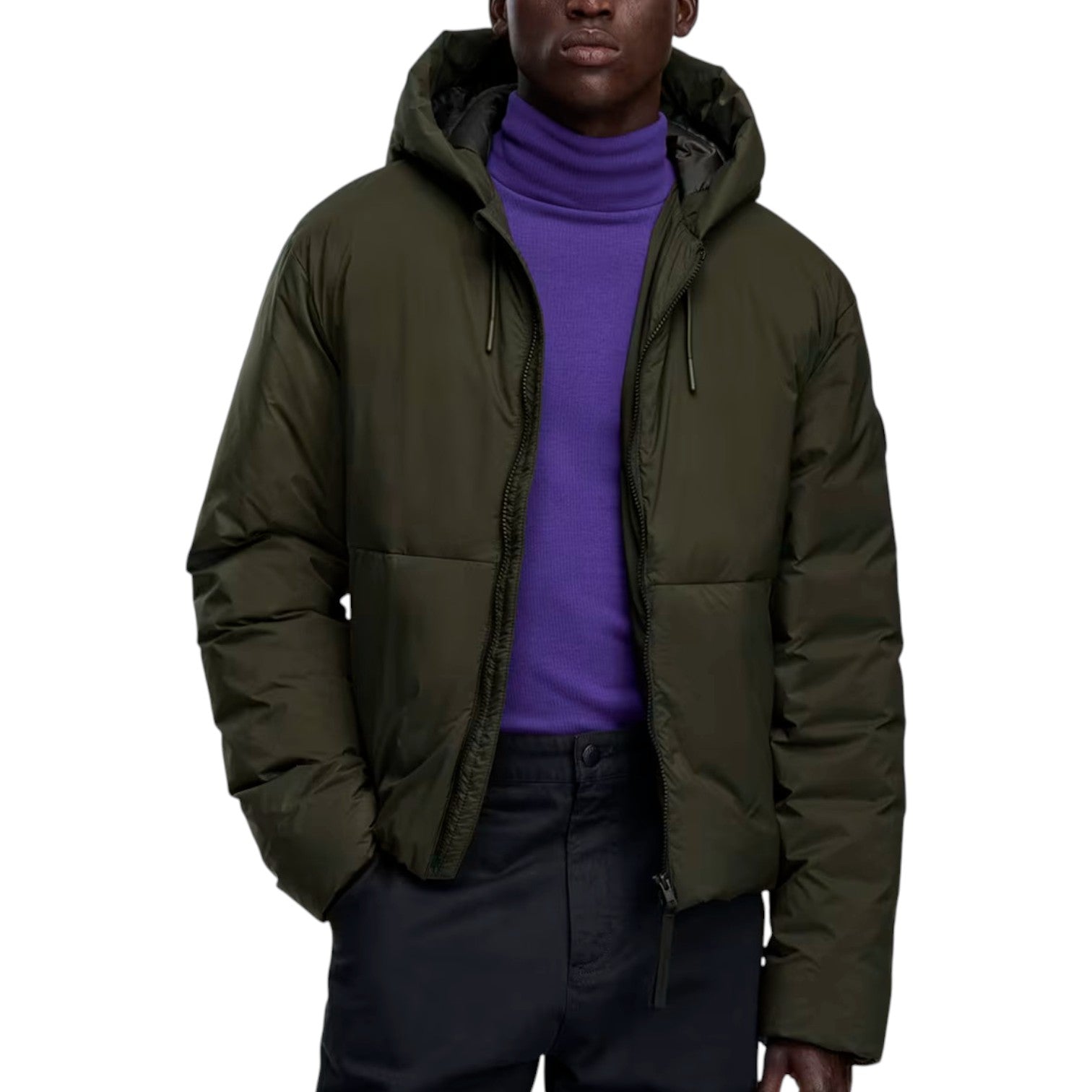 Canada Goose Lodge Hooded Jacket Black Label 'Volcano' 2759MB-9782
