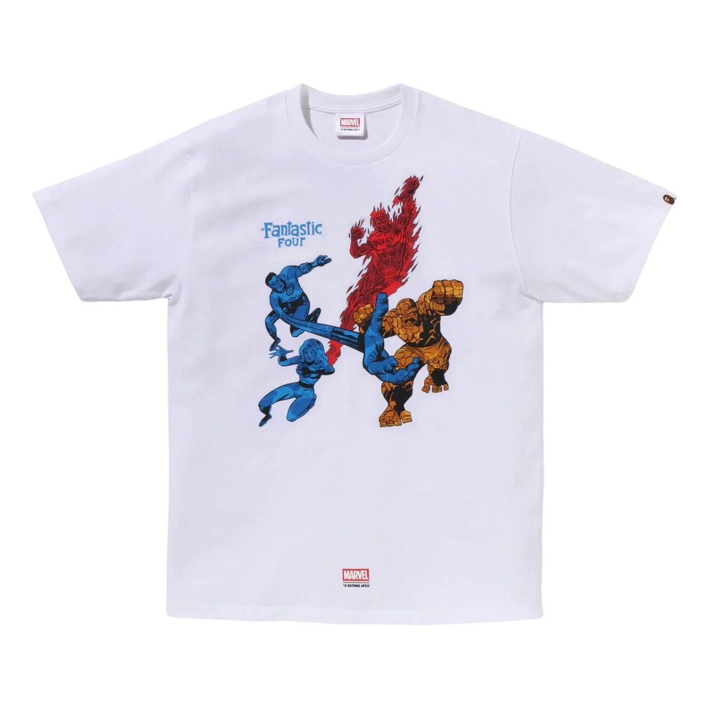 A Bathing Ape x Marvel The Fantastic 4 T-Shirt 'White' 1L73-110-906-WHT