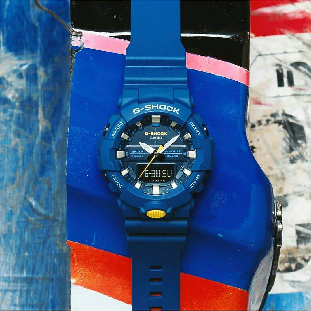 CASIO G-Shock Analog-Digital 'Blue' GA-800SC-2A