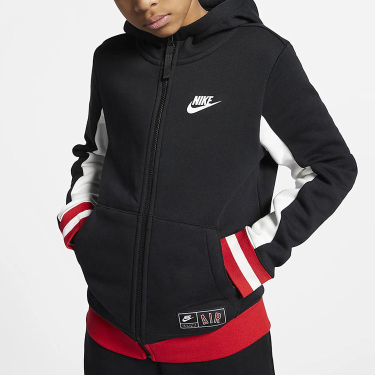 (PS) Nike JR Sportswear Air sweatshirt 'Black Red White' AQ9500-010