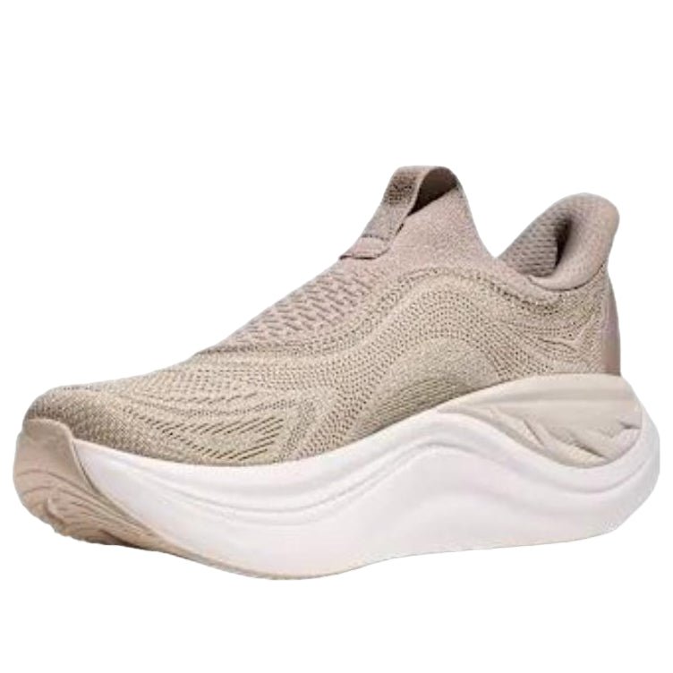 (WMNS) HOKA ONE ONE Skyward Laceless 'Putty White' 1168877-PYW