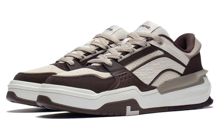 Li-Ning AG Skate Shoes 'White Brown' AGCS245-4
