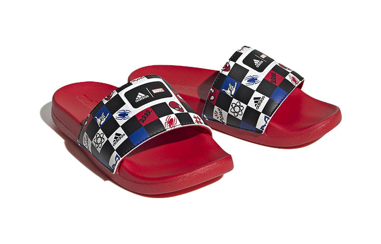 (GS) adidas Adilette Comfort Slide x Disney 'Spider-Man Checkerboard' HP7758