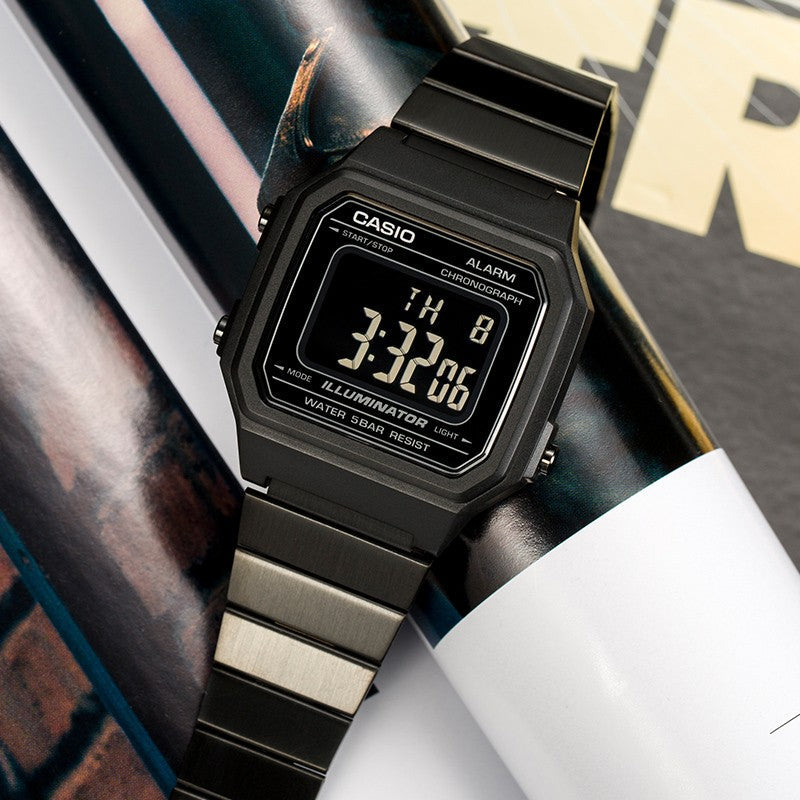 CASIO Quartz Waterproof Sports Mens Black Digital B640WBG-1B