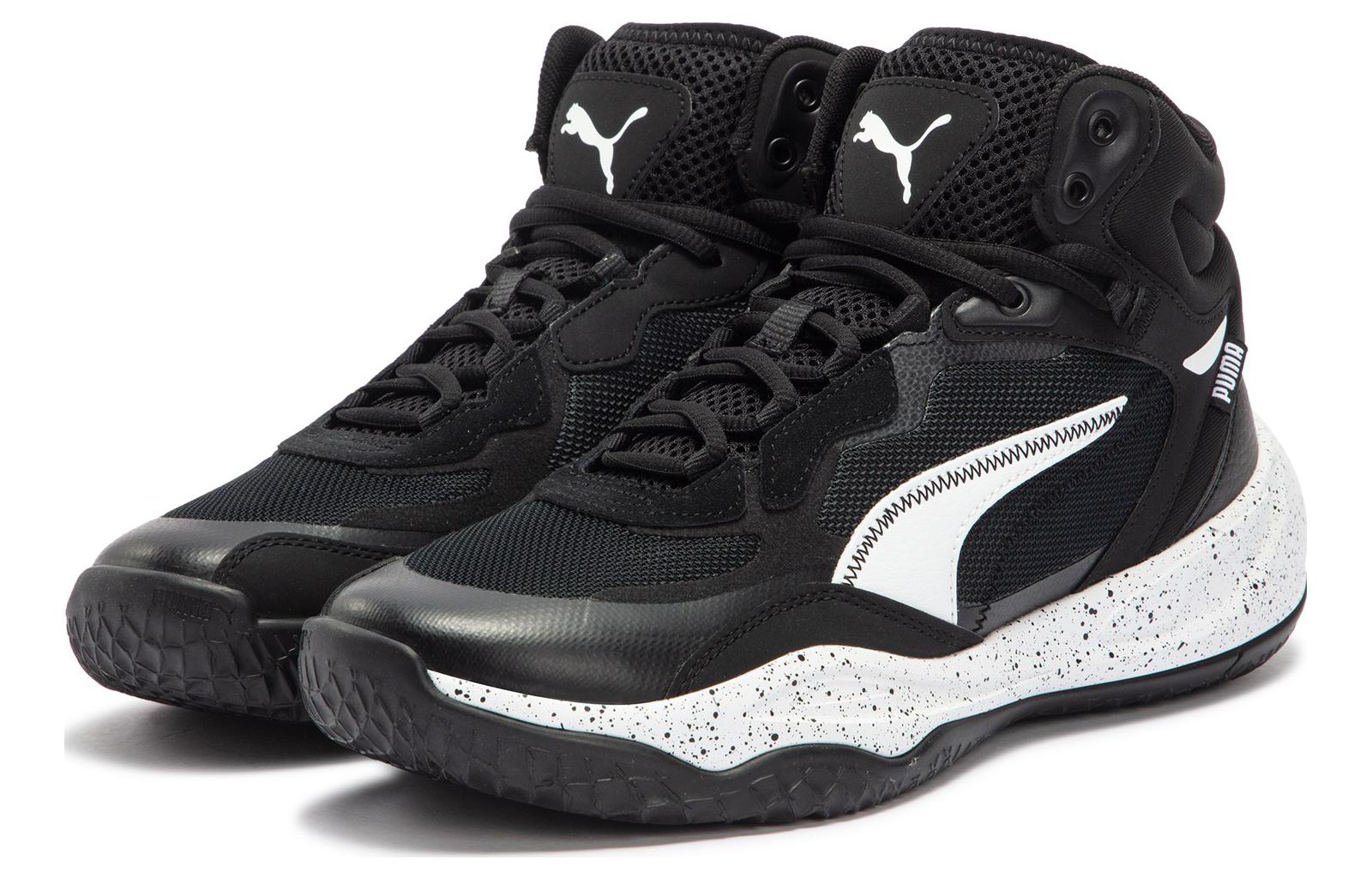 PUMA Playmaker Pro Mid 'Black White' 379017-01