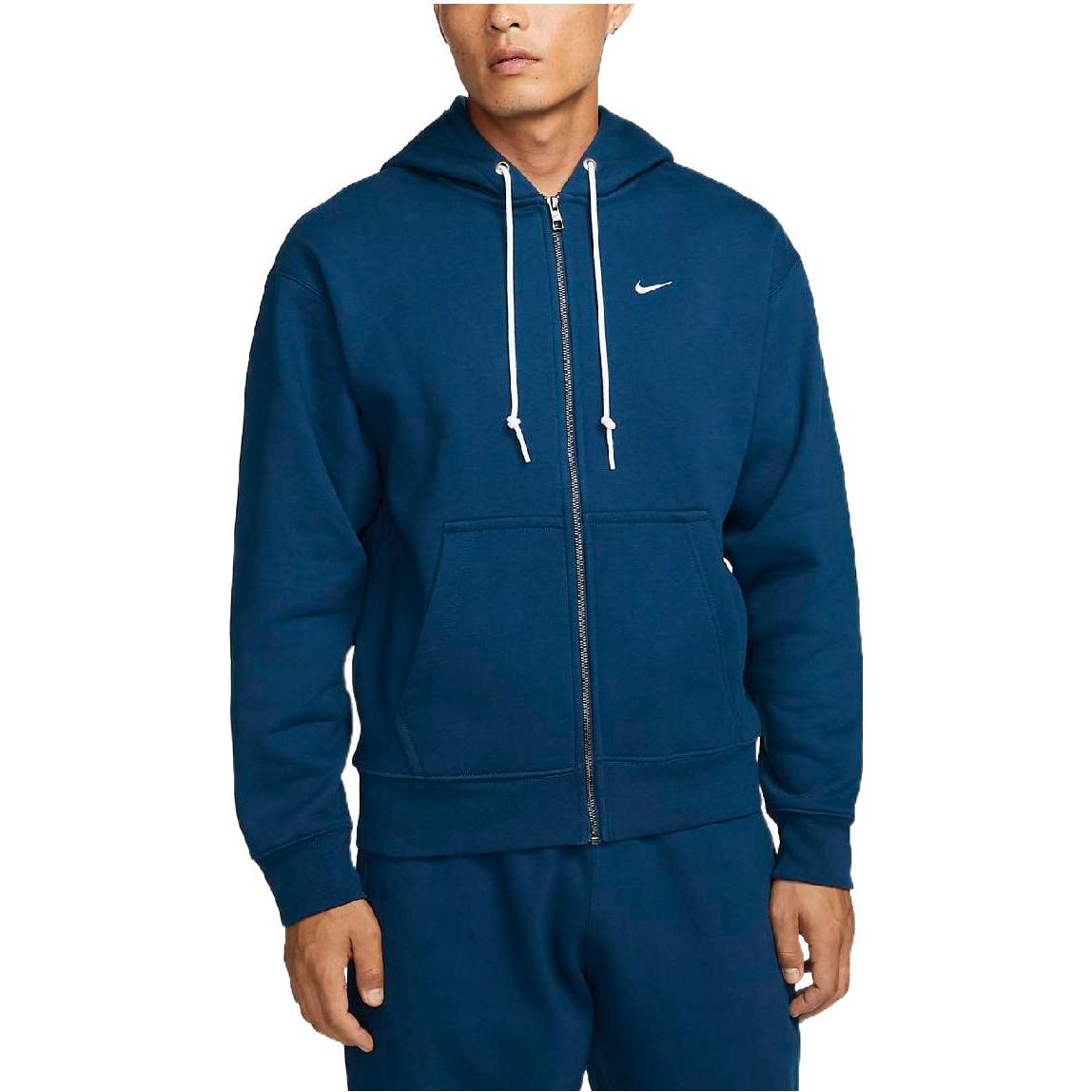 Nike fleece zipped hooded jacket 'Blue' DR0404-460