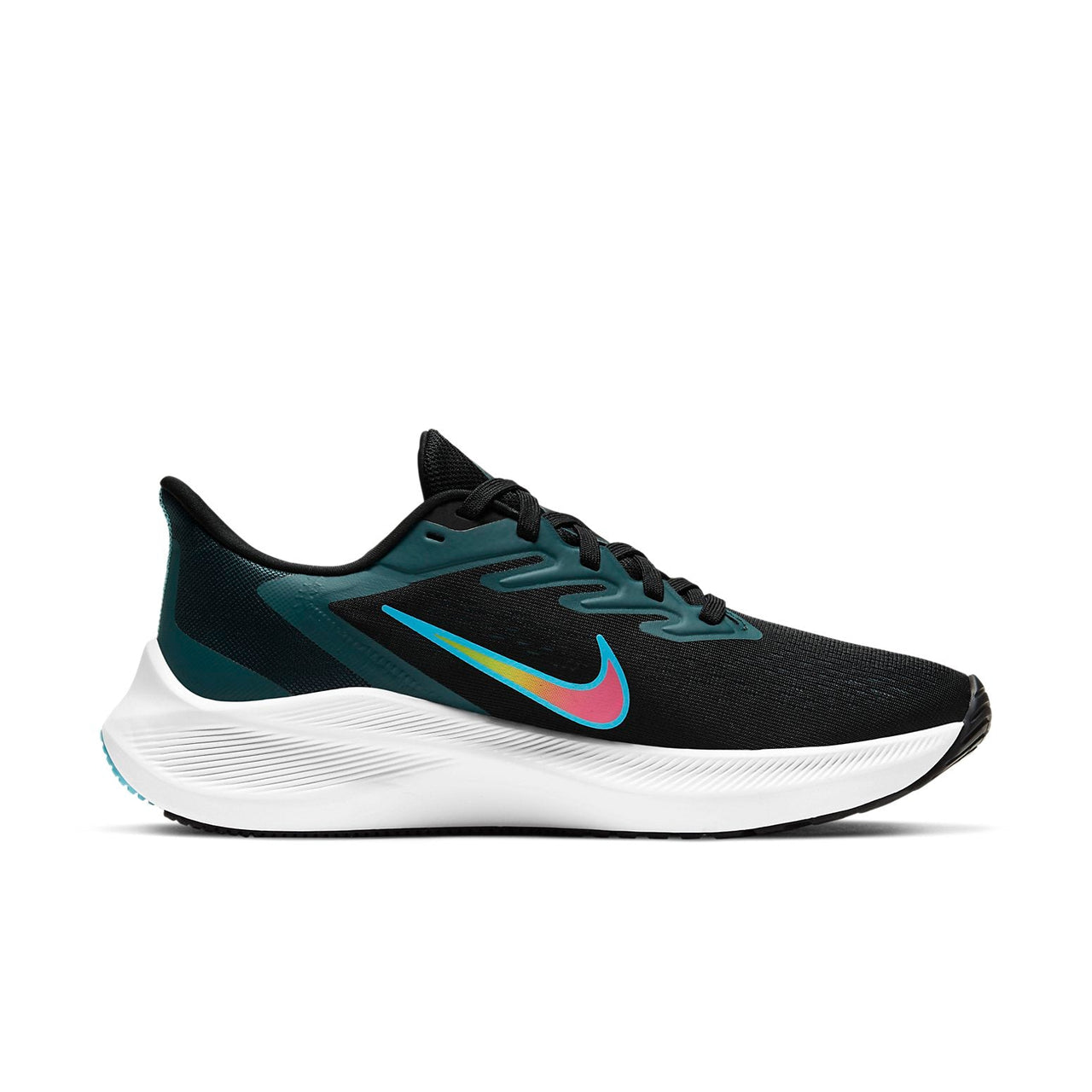 (WMNS) Nike Air Zoom Winflo 7 'Black Green' CJ0302-013