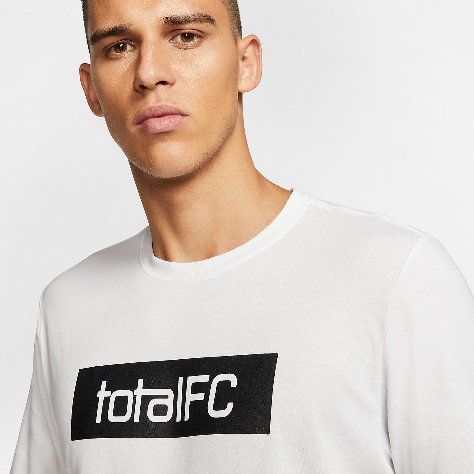 Nike F.C. Dry-Fit Short Sleeve Printed T-shirt 'White Black' CD0168-100