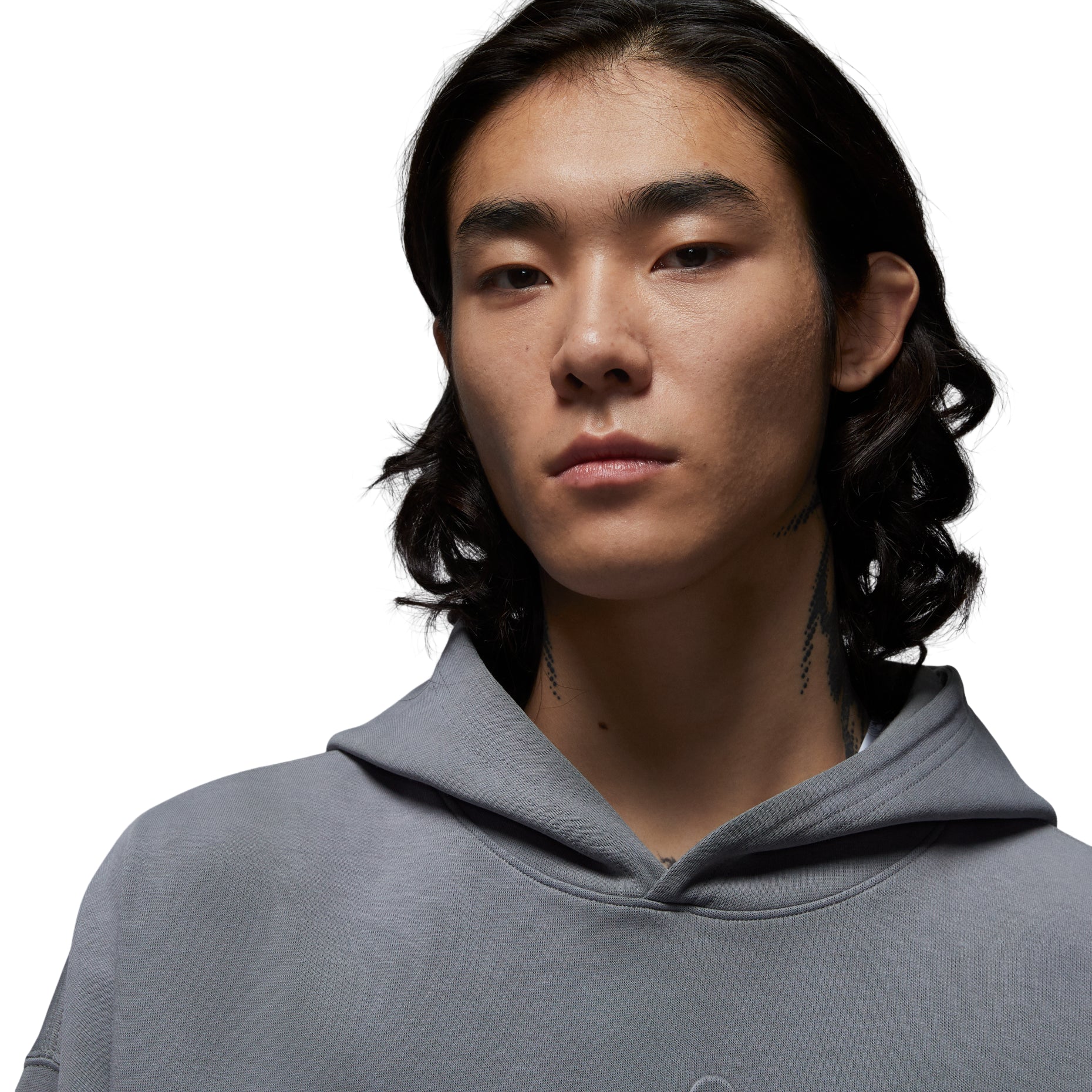 Air Jordan Tatum Hoop Fleece Dri-Fit Pullover Hoodie 'Smoke Grey'  IH0615-084