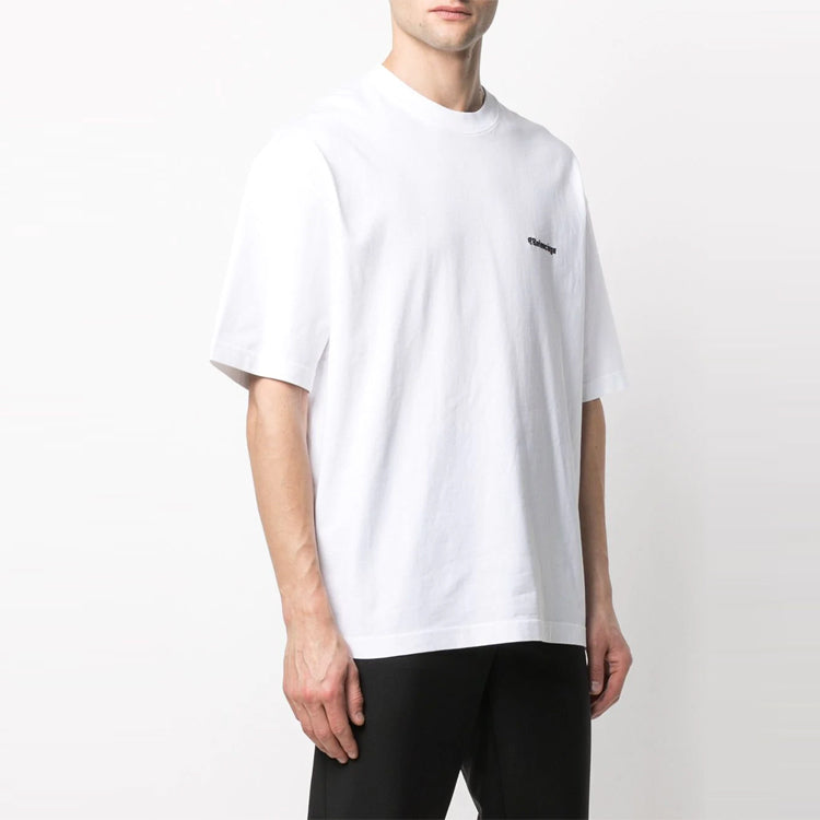 Balenciaga SS21 BB Letter Printing Male 'White' 612966TJV879040