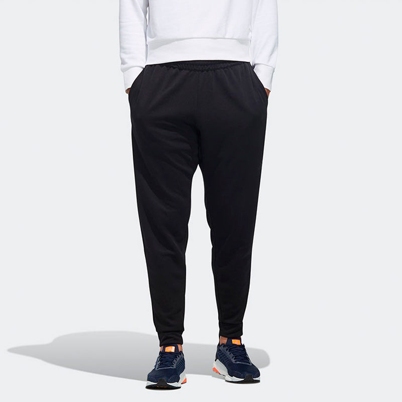 adidas Alphabet Printing Knit Bundle Feet Sports Pants Black FM5427