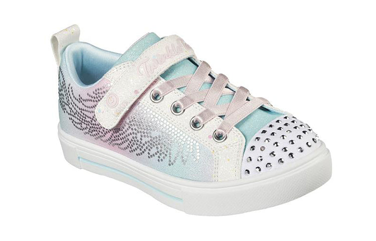 (GS) Skechers Twinkle Sparks 'White Multi' 314797L-WMLT