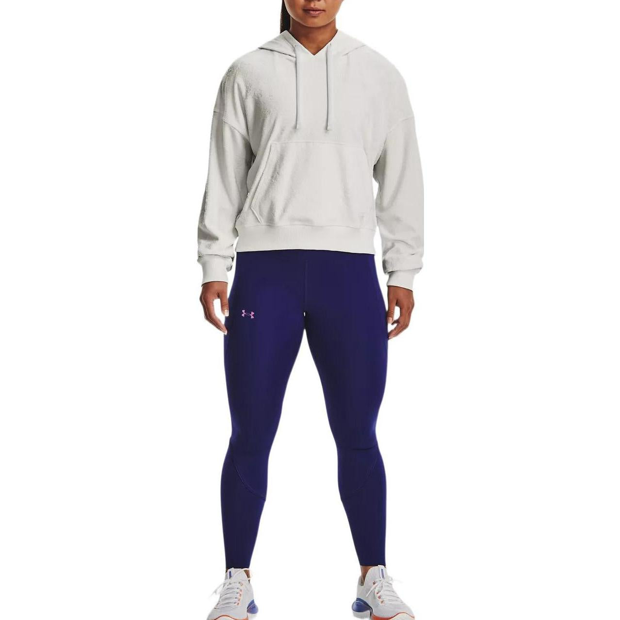 (WMNS) Under Armour Journey Terry Hoodie 'Light Grey' 1376915-006