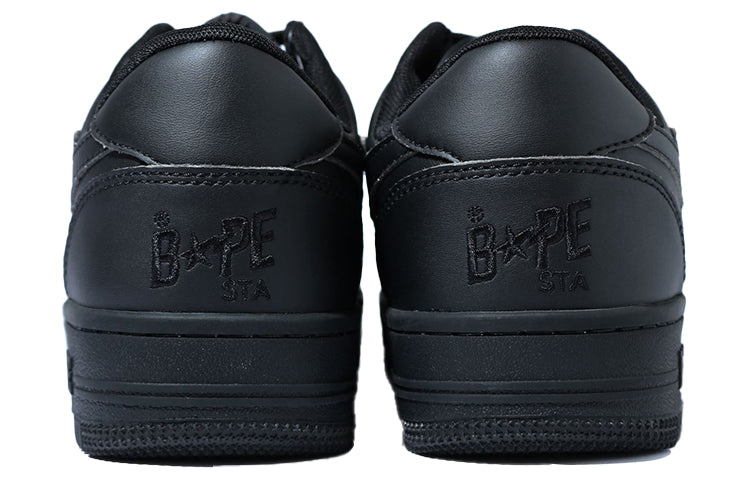 (WMNS) A Bathing Ape Bape Sta Low 'Black' 1G20-291-008-BLCK