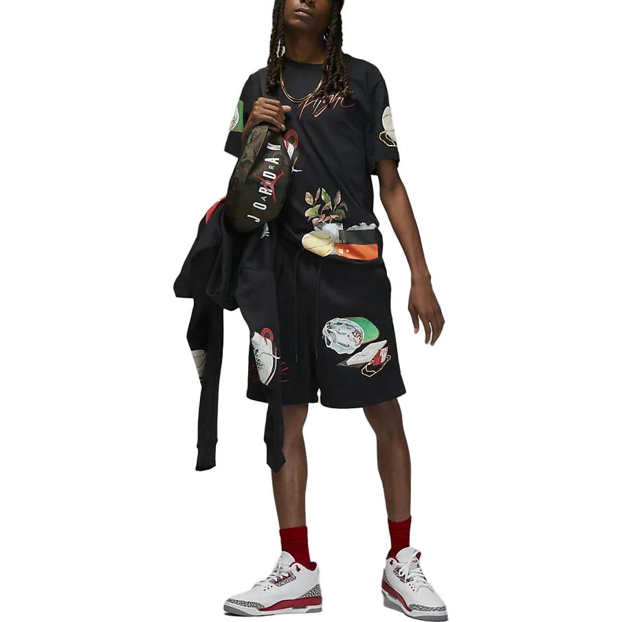 Air Jordan Artist Series By Jacob Rochester Graphic T-Shirt 'Black' DQ7378-010