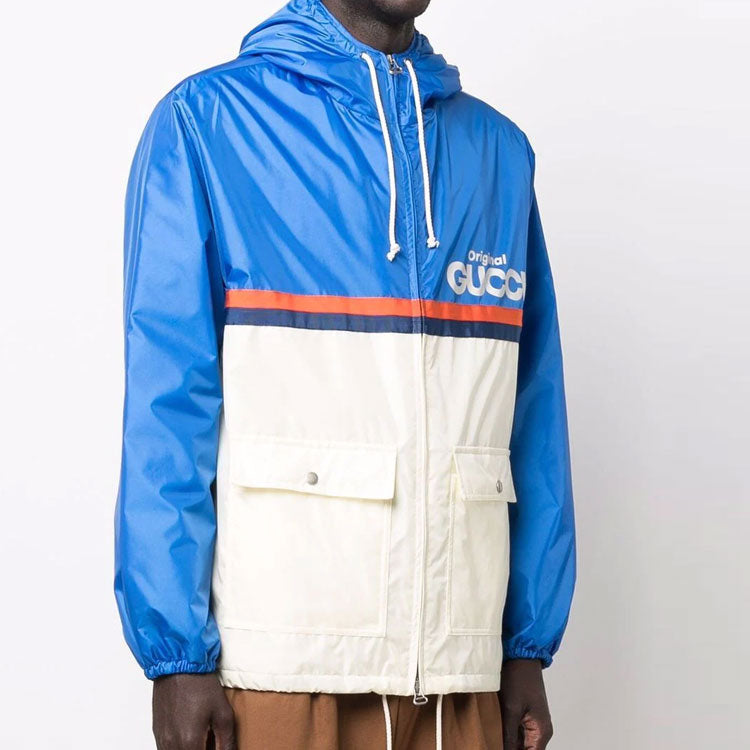 Gucci 'Original Gucci' Color Block Jacket 'Blue' 666551-ZAHXH-4415