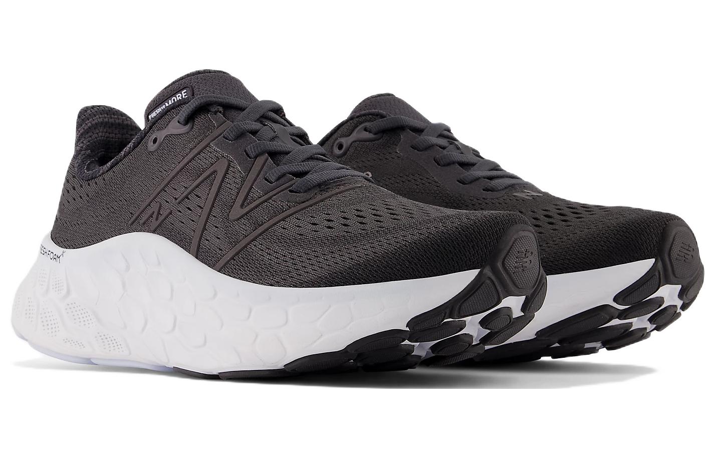 (WMNS) New Balance Fresh Foam X More v4 D Wide 'Black Starlight' WMORBK4