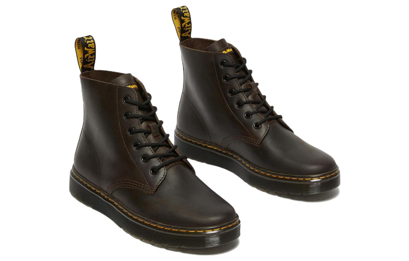 Dr. Martens Thurston Crazy Horse Leather Chukka Boots 'Dark Brown' 27779201