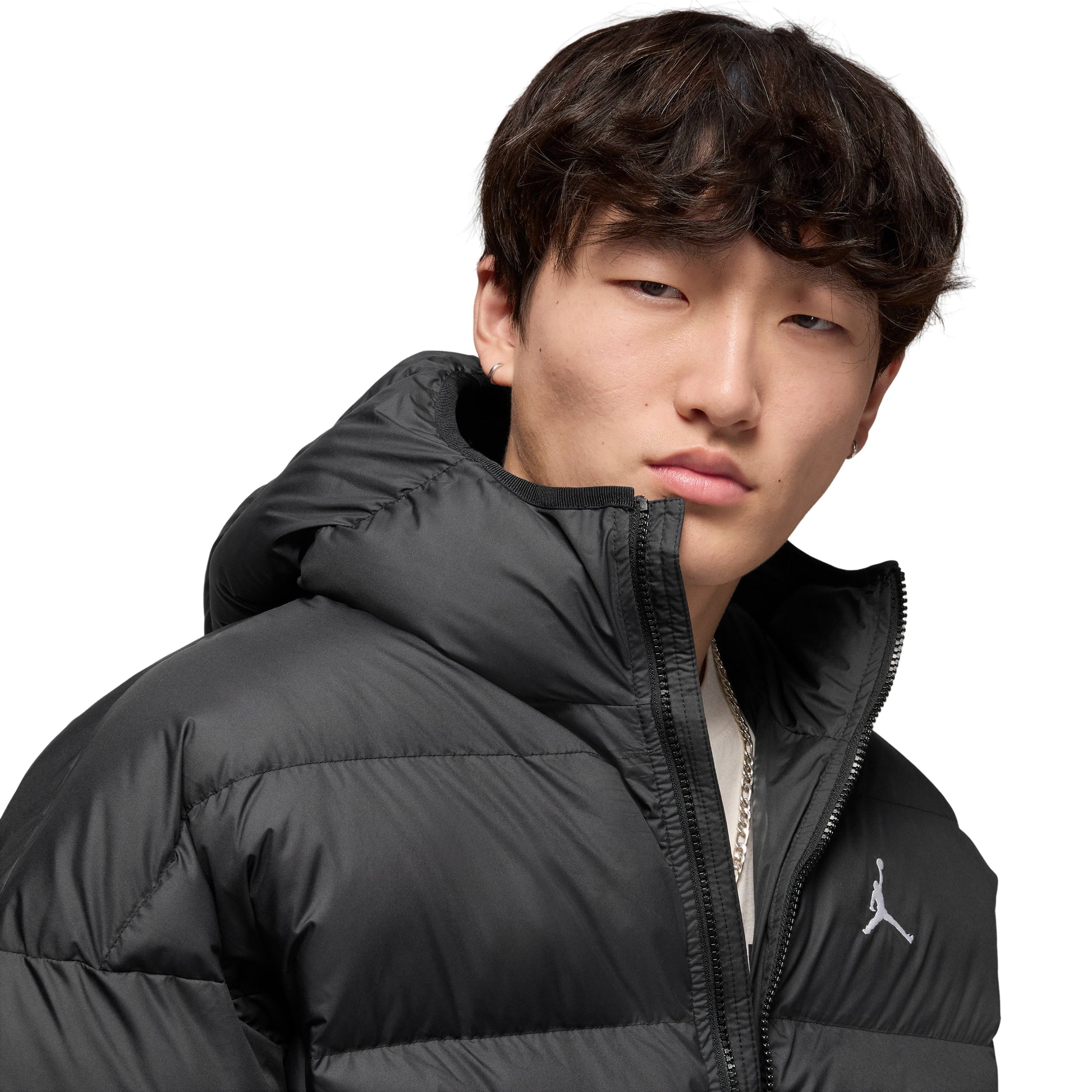 Air Jordan Brooklyn Therma-FIT Loose-Fit Puffer Jacket 'Black' HV0532-010