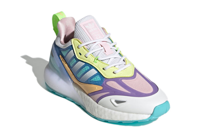 (GS) adidas ZX 2K Boost 2.0 J 'White Light Purple' GZ7502