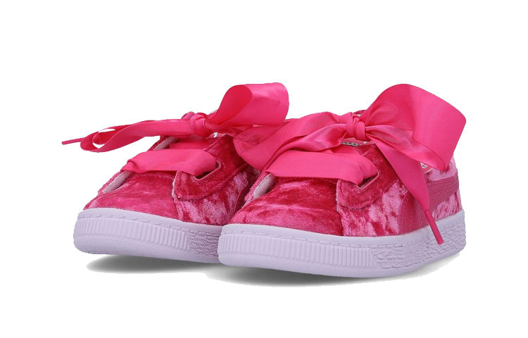 (PS) PUMA Basket Heart Velor Ps 367625-01