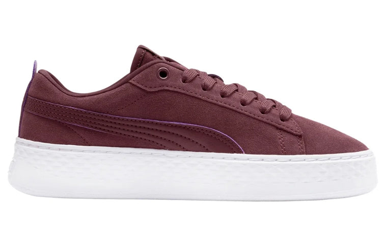 PUMA Smash Platform SD Casual Board Shoes Red 366488-11